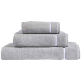 M&S M&S X Kelly Hoppen Baretta Stitch Hand Towel Grey/White- Buy online at McGrocer