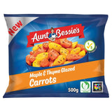 M&S Aunt Bessie's Maple & Thyme Glazed Carrots Frozen Vegetable Side 500g- Buy online at McGrocer
