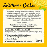 Belvoir Elderflower Cordial 500ml bottle - British product