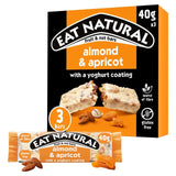 M&S Eat Natural Almond Apricot Yoghurt Coated Bars Box 3 x 40g- Buy online at McGrocer