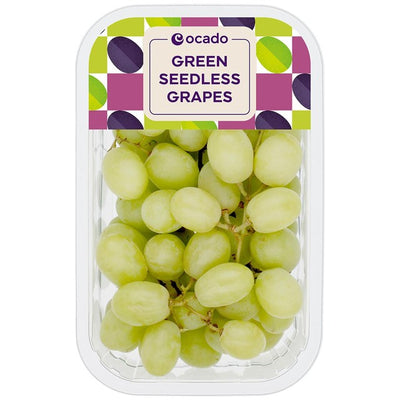 M&S Ocado Green Seedless Grapes Snack 500g- Buy online at McGrocer