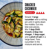 Woolf's Kitchen Chilli Crunch crispy chilli oil 175ml (British brand)