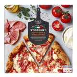 M&S ham and mascarpone frozen pizza 390g, imported from the UK