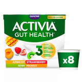M&S Activia Mango Strawberry Kiwi & Apricot Yogurt Multipack 8 x 115g- Buy online at McGrocer