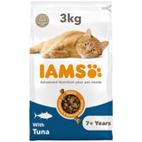 M&S IAMS 7+ Senior Dry Cat Food Tuna 3kg- Buy online at McGrocer