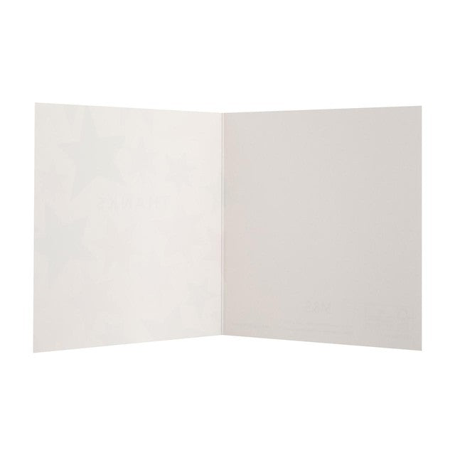 M&S rainbow thank you teacher card pack 6 cards envelopes - British product