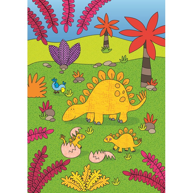 James Galt Water Magic Dino water-reveal colouring toy - British product