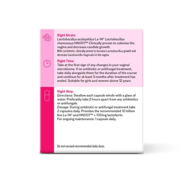 Smart Strains women's probiotic capsules 30 capsules (British brand)