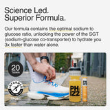 Phizz lemon hydration electrolytes vitamins effervescent tablets 20 tablets, imported from the UK