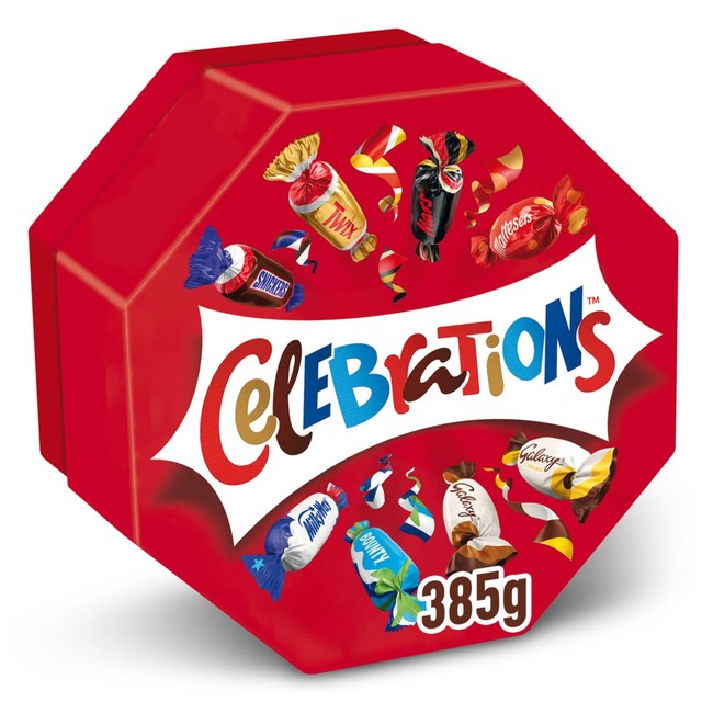 Celebrations milk chocolate assorted box 385g - British product