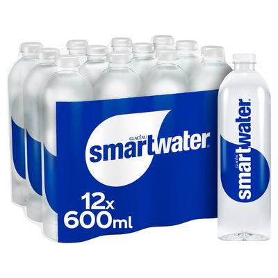 M&S Glaceau Smartwater Still Electrolyte Water 12 x 600ml- Buy online at McGrocer