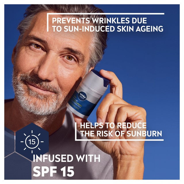 Nivea Men Hyaluron Anti-Age Face Moisturiser 50ml, imported from the UK
