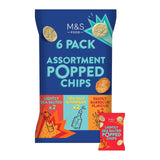 M&S assorted popped potato chips multipack, imported from the UK
