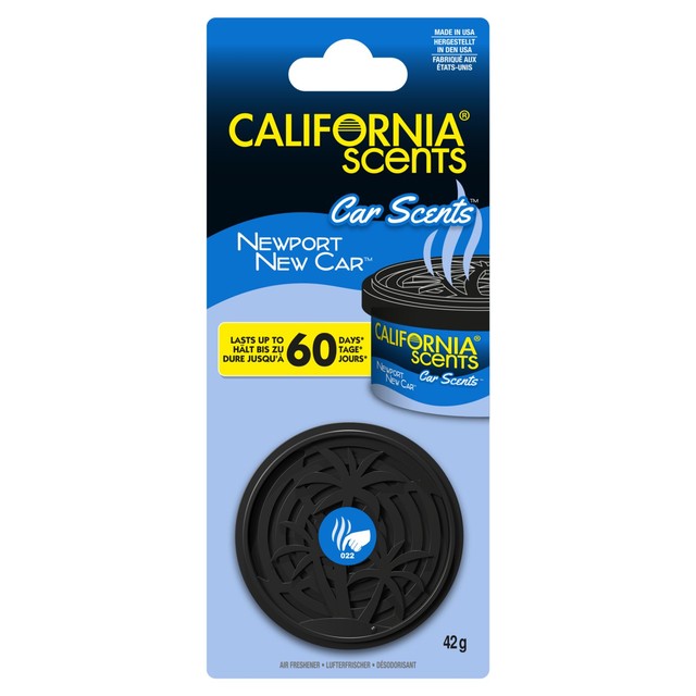 California Scents Newport New Car air freshener - British product