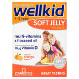 Vitabiotics Wellkid multivitamin orange jelly pastilles 30 count (British brand)