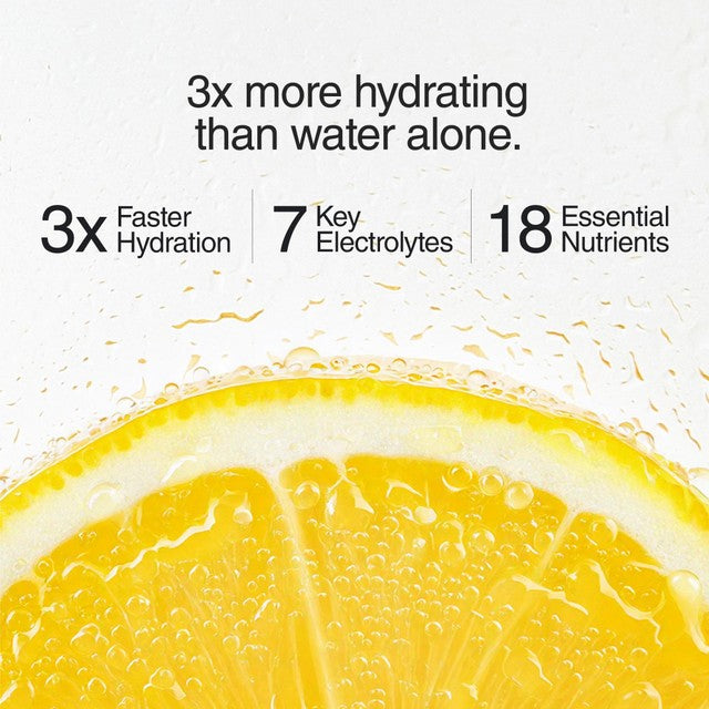 Phizz lemon hydration electrolytes vitamins effervescent tablets 20 tablets, imported from the UK