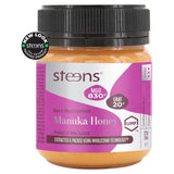 M&S Steens MGO 830 UMF20 Certified Manuka Honey 225g- Buy online at McGrocer