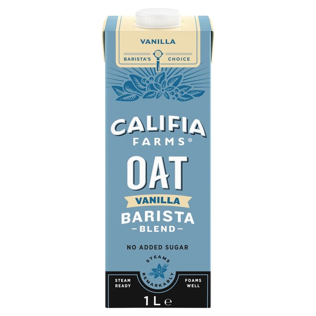 Califia Farms vanilla oat milk 1L - British product