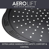 Prestige Aerolift Carbon Steel Pizza Tray 30cm, imported from the UK