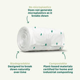 Naty biodegradable nappy bags 50 pack, imported from the UK