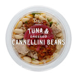 M&S M&S Dressed Tuna & Cannellini Beans Lemon & Chilli Salad Pot 140g- Buy online at McGrocer