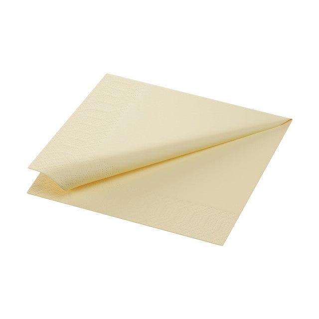 Duni cream compostable paper napkins 20 per pack - British product