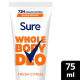 M&S Sure Women Whole Body Fresh Citrus Deodorant Cream 75ml- Buy online at McGrocer