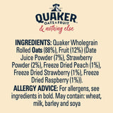 Quaker Summer Berries Porridge Sachets 264g, imported from the UK