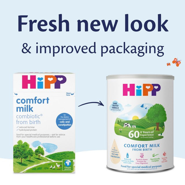 HiPP Comfort baby milk powder formula 800g, UK version