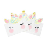 Talking Tables unicorn paper napkins pack of 8 (British brand)
