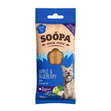 M&S Soopa Apple & Blueberry Dental Sticks Dog Dental Treats 4 Pack- Buy online at McGrocer