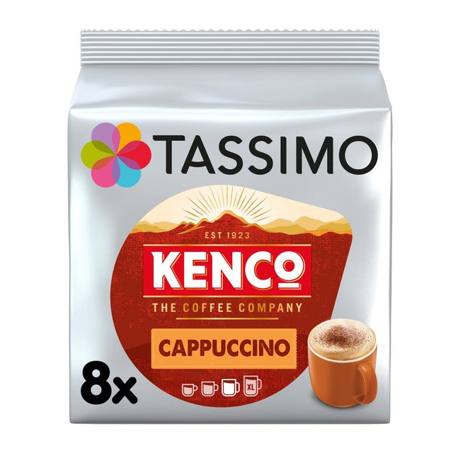 Tassimo Kenco cappuccino coffee pods 8 pack (British brand)