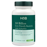 M&S Holland & Barrett 10 Billion Live Friendly Bacteria + Acidophilus Probiotic Supplement 60 Capsules- Buy online at McGrocer
