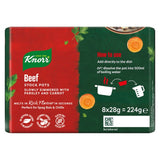 Knorr beef stock pots 8 x 28g, UK version