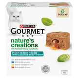 M&S Gourmet Nature's Creations Gravy Heart Chicken Ocean Fish Wet Cat Food 8x85g- Buy online at McGrocer
