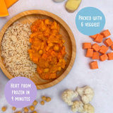 Wildly Tasty creamy veggie korma frozen meal - British product