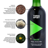 Three Spirit non-alcoholic botanical elixir 50cl (British brand)