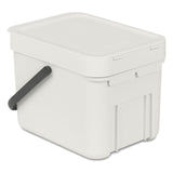 Brabantia Sort Go waste bin light grey 6L British product