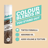 Batiste dark brunette dry shampoo 200ml - British product