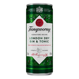 M&S Tanqueray London Dry Gin & Tonic Ready to Drink Can 250ml- Buy online at McGrocer