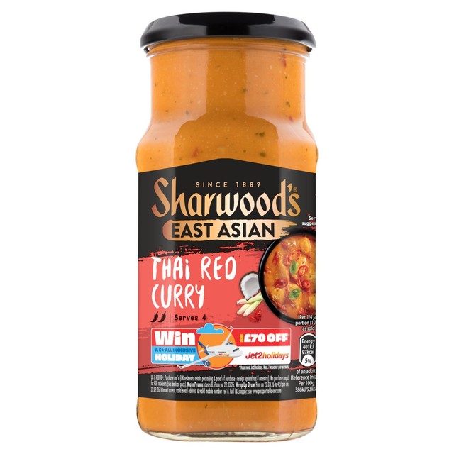 Sharwood's Thai red curry sauce 415g (British brand)