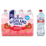 Highland Spring strawberry flavoured water - British product