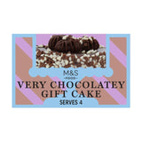 M&S M&S Extremely Chocolatey Chocolate Cake Gift Box 310g- Buy online at McGrocer