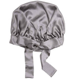 M&S Pure Silk Hair Bonnet Charcoal (British brand)