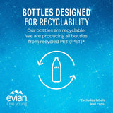 Evian sparkling natural water 1L - British product