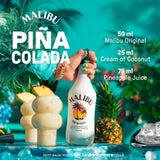 Malibu Original White Rum Coconut Flavour 70cl bottle, imported from the UK