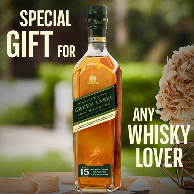 Johnnie Walker Green Label blended Scotch whisky 70cl, UK version