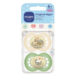 M&S MAM Night 6-18m Soother Baby Pacifier 2pk- Buy online at McGrocer