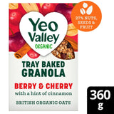 M&S Yeo Valley Berry & Cherry Organic Tray Baked Granola Cereal 360g- Buy online at McGrocer