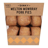 M&S Melton Mowbray pork pies 10 pieces, imported from the UK